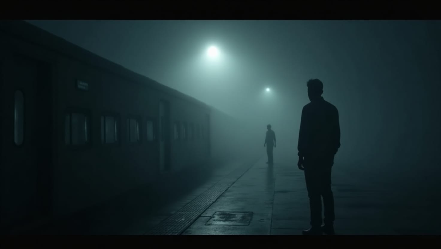 Stranger pushed on railway station