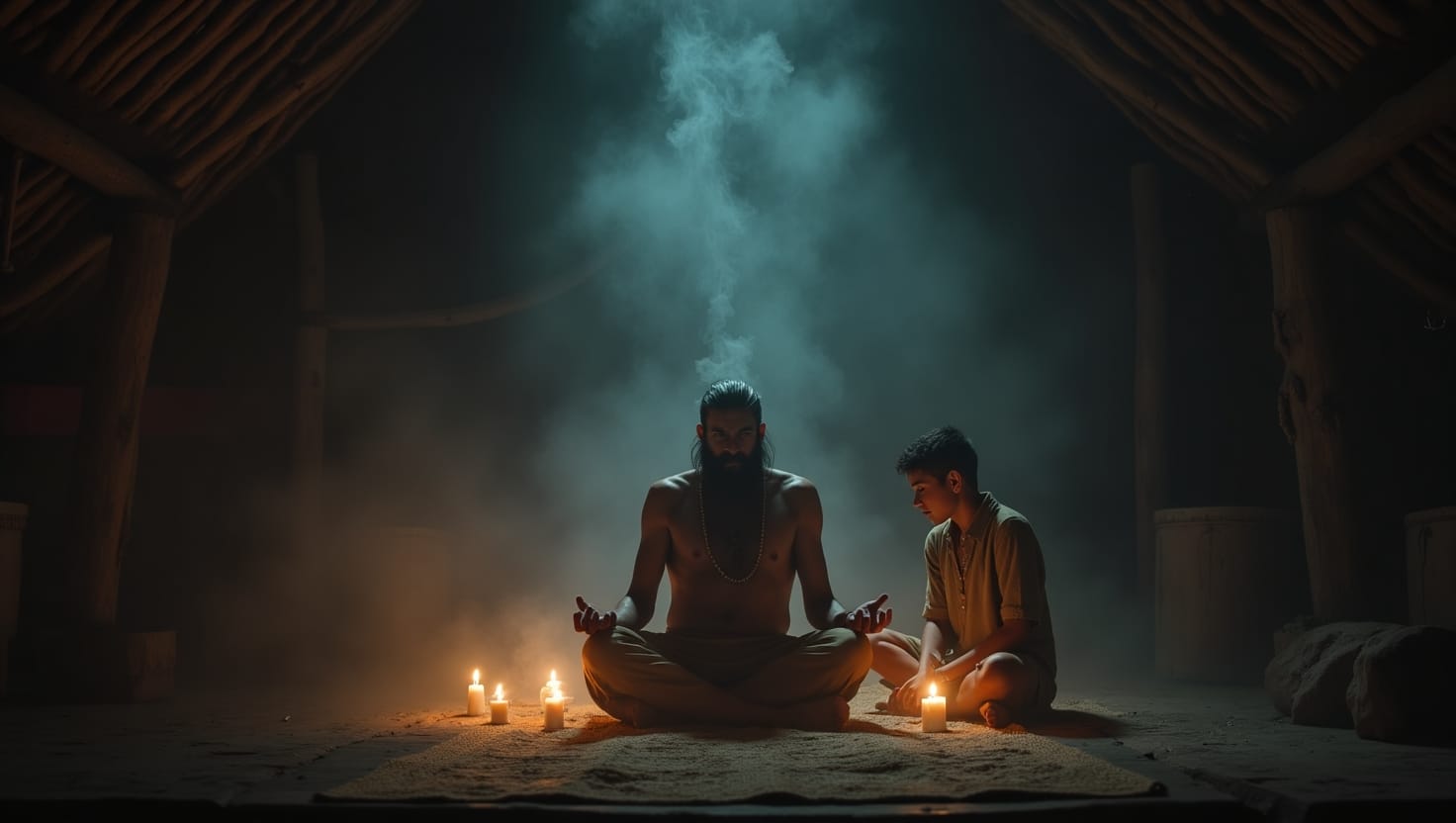 मंदिर में अर्जुन