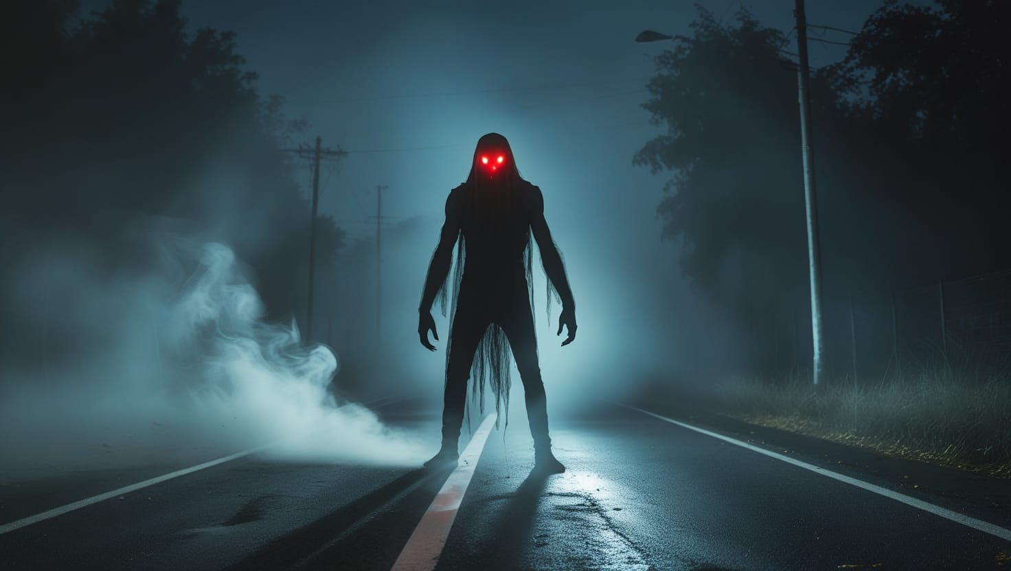 The Night I Saw the Red-Eyed Shadow